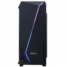 Carcasa PC Spacer Flash, Middle Tower, Gaming